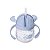 Caneca Copo De Treinamento Infantil Com Canudo Stitch 260 Ml - Imagem 8