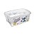 Caixa Pote De Plástico Retangular Com Trava Stitch 4,2 L - Imagem 1
