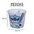 Kit 2 Balde Pote De Pipoca De Plástico Stitch 2,1 L Plasútil - Imagem 4