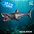 Brinquedo Tubarão Megalodon 45cm Em Vinil Coleção Realista - Imagem 6