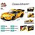 Carro Esportivo Bloco De Montar Famous Car Amarelo 236 Peças - Imagem 2