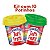 Kit 10 Massas Divertidas Brinquedo Massinha Tutti Frutti - Imagem 3