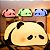 Abajur Luminaria Infantil Led Silicone Panda Luz Noturna - Imagem 5