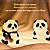 Luminária Abajur Panda Silicone Infantil Touch Luz De Toque - Imagem 7