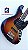 Baixo Fender American DELUXE V Sunburst (Super Conservado) - Ano 2013 - Imagem 2