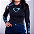 Blusa Segunda Pele Feminina Caveira Flores - Imagem 4