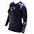 Blusa Segunda Pele Feminina Caveira Flores - Imagem 1