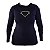 Blusa Segunda Pele Preta e Verde Feminina - Imagem 2