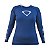 Blusa Segunda Pele Azul Feminina - Imagem 2