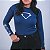Blusa Segunda Pele Azul Feminina - Imagem 3