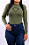 Blusa Segunda Pele Verde Oliva Feminina - Imagem 3