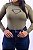 Blusa Segunda Pele Verde Oliva Feminina - Imagem 5