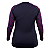 Blusa Segunda Pele Feminina Caveiras Estrelas Pink - Imagem 3