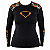 Blusa Segunda Pele Feminina Caveiras e Rosas Laranjas - Imagem 2