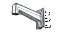 Vertical Pole Mount Suporte Speeddome Alumínio - DS-1602ZJ-pole-P - Hikvision - Imagem 1