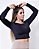 Blusa Cropped Grazi Preto - Imagem 1