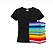 Kit 5 Camisetas Feminina Blusas Baby Look Básica Premium - Imagem 1