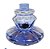 VASO LUNA BIG DRESS GOLD AZUL - Imagem 2