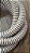MANGUEIRA PLASTICA HELIX DOURADO BRANCO - Imagem 8