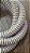 MANGUEIRA PLASTICA HELIX DOURADO BRANCO - Imagem 7