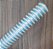 MANGUEIRA SILICONE HELIX BRANCO/AZUL BB - Imagem 1