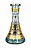 VASO BLESS 30CM PARIS TOWER AZUL - Imagem 1