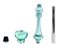 NARGUILE SULTAN MIID TEAL BLUE - Imagem 4