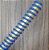 MANGUEIRA SILICONE HELIX AZUL/DOURADO - Imagem 4
