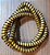 MANGUEIRA SILICONE HELIX DOURADO/PRETO - Imagem 1