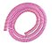 MANGUEIRA SILICONE HELIX ROSA/BRANCO - Imagem 1