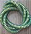 MANGUEIRA SILICONE HELIX VERDE/DOURADO - Imagem 1