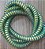 MANGUEIRA SILICONE HELIX VERDE/DOURADO - Imagem 4