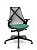 Cadeira para escritório presidente giratória em tela BIXPX - Imagem 6