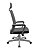 Cadeira para escritório presidente giratória cinza encosto em tela Riq Soft - Imagem 2