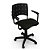 Cadeira de trabalho/escritório, Modelo secretária giratória polipropileno ERGPX Preto/Preto - Imagem 1