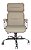 Cadeira Presidente giratória para escritório cromada WD Bege/Cromado - Imagem 2
