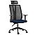 Cadeira Presidente ergonômica para escritório encosto em tela giratória preta ADT - Imagem 3