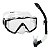KIT MX-03 SK-07, Máscara Visão Panorâmica Snorkel com válcula - Imagem 3