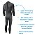 Black Wetsuit Masculino 3-2mm, Roupa de Natação e Triathlon - Imagem 3