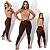 Calça Legging Peluciada Grossa sem Transparecia Cós Alto - Imagem 6