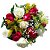 Buquê com 12 Rosas, Sendo 06 Brancas e 06 Vermelhas Nacionais - Imagem 1