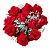 Buquê com 10 Rosas Colombianas Vermelhas - Imagem 1