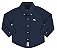 Camisa social em tricoline marinho -  Charpey - Imagem 1