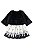 Conjunto vestido cetim e bolero em pelo - Infanti - Imagem 3