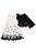 Conjunto vestido cetim e bolero em pelo - Infanti - Imagem 2