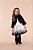 Conjunto vestido cetim e bolero em pelo - Infanti - Imagem 1