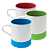 Caneca com Interior Colorido e Base de Silicone - Imagem 1