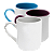 Caneca Cerâmica Imperial Interior E Alça Colorido - Imagem 1