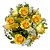 Buquê com 12 Rosas Amarelas Nacionais - Imagem 1