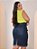 Saia Jeans Plus Size Moda Evangélica Anagrom Ref.10001 - Imagem 4